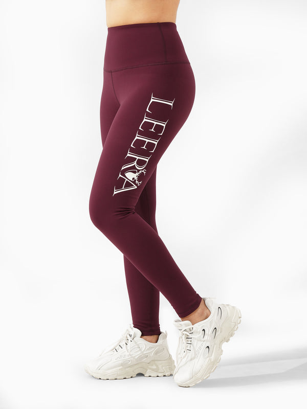 Icon Rubex Winter Warm Legging in Maroon